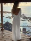 Coastal Breeze Crochet Cover-Up Dress - Image 4